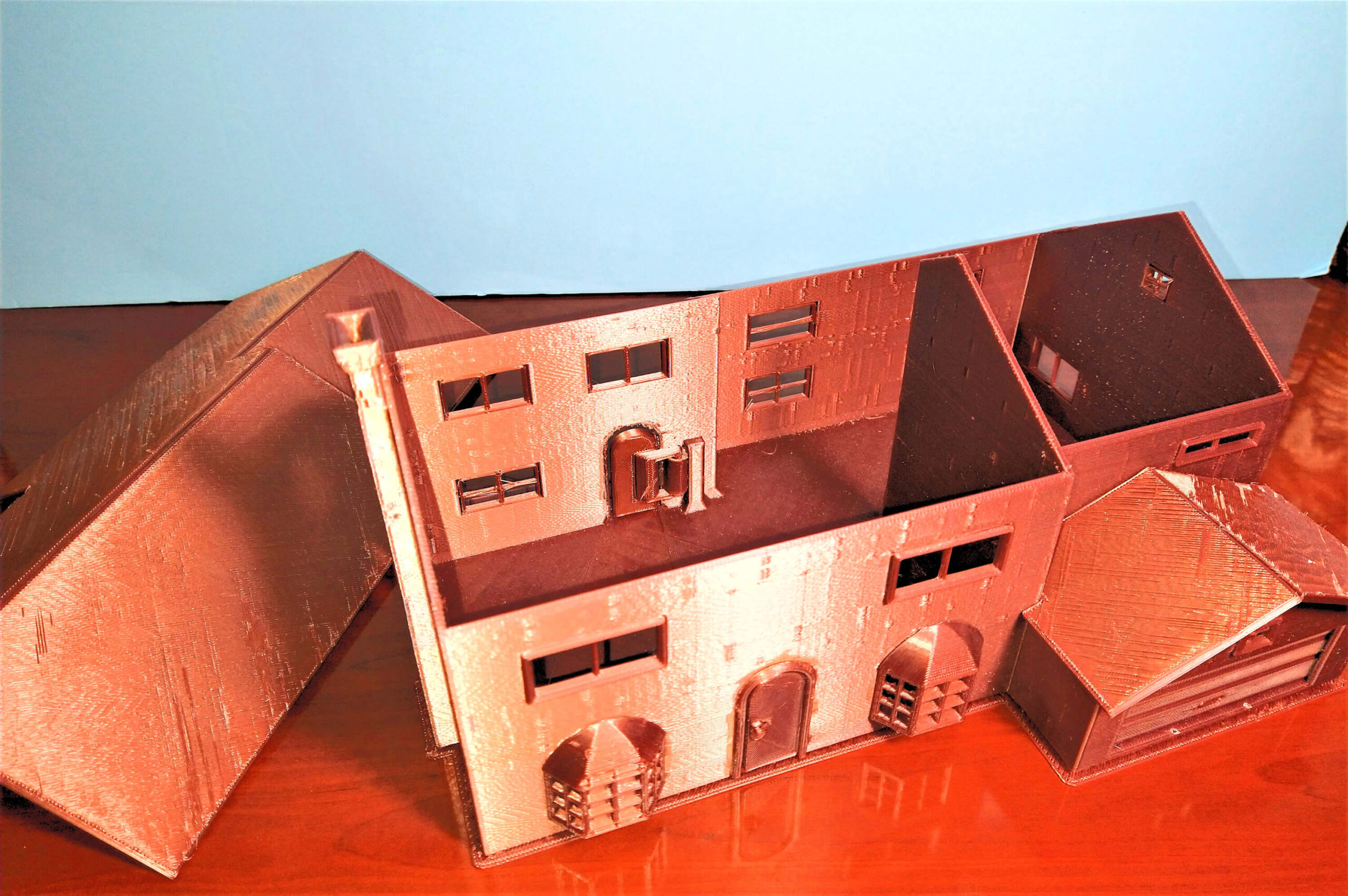 house building without top model